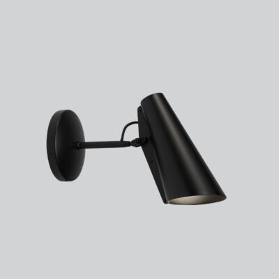 Thistledown Modernist Wall Light Black/Black
