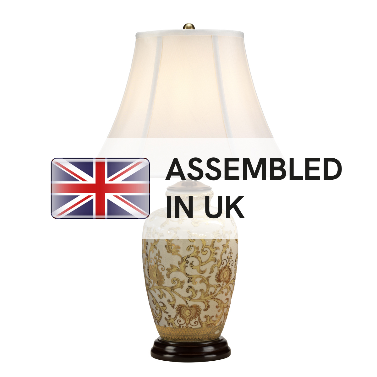 Thistlemoor French Provincial Table Lamp Gold Floral Porcelain Thistlemoor French Provincial Table Lamp Gold Floral Porcelain