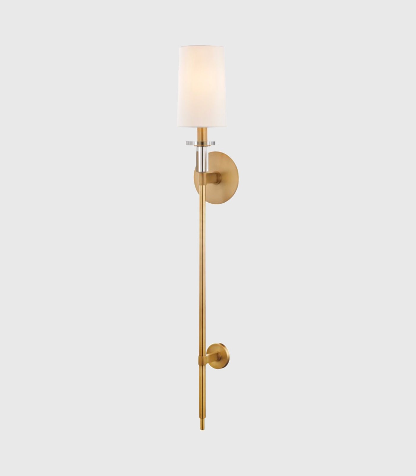 Thistlewood Classic Tall Wall Light Large Aged Brass