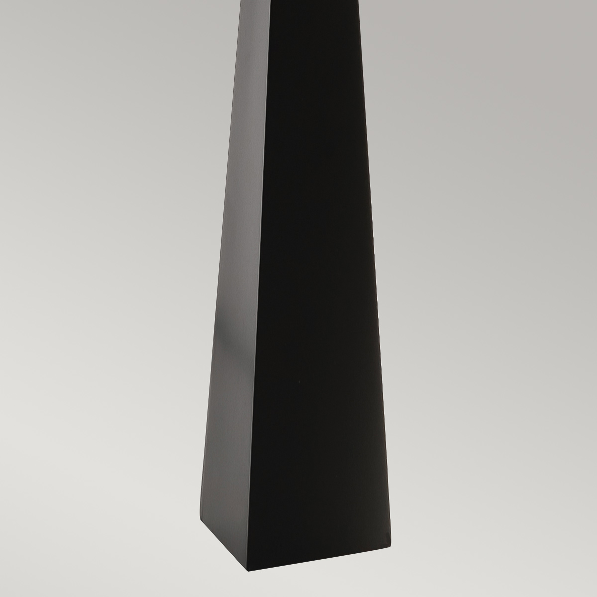 Thistlewood Contemporary Floor Lamp with Dark Grey Shade in Black Thistlewood Contemporary Floor Lamp with Dark Grey Shade in Black — detail view