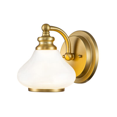 Thornbury Hamptons Wall Light Brushed Brass