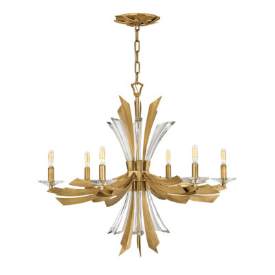Thornbury Row Artistic Chandelier Gold