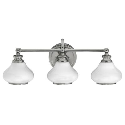Thornbury Traditional 3 Light Wall Light Polished Chrome