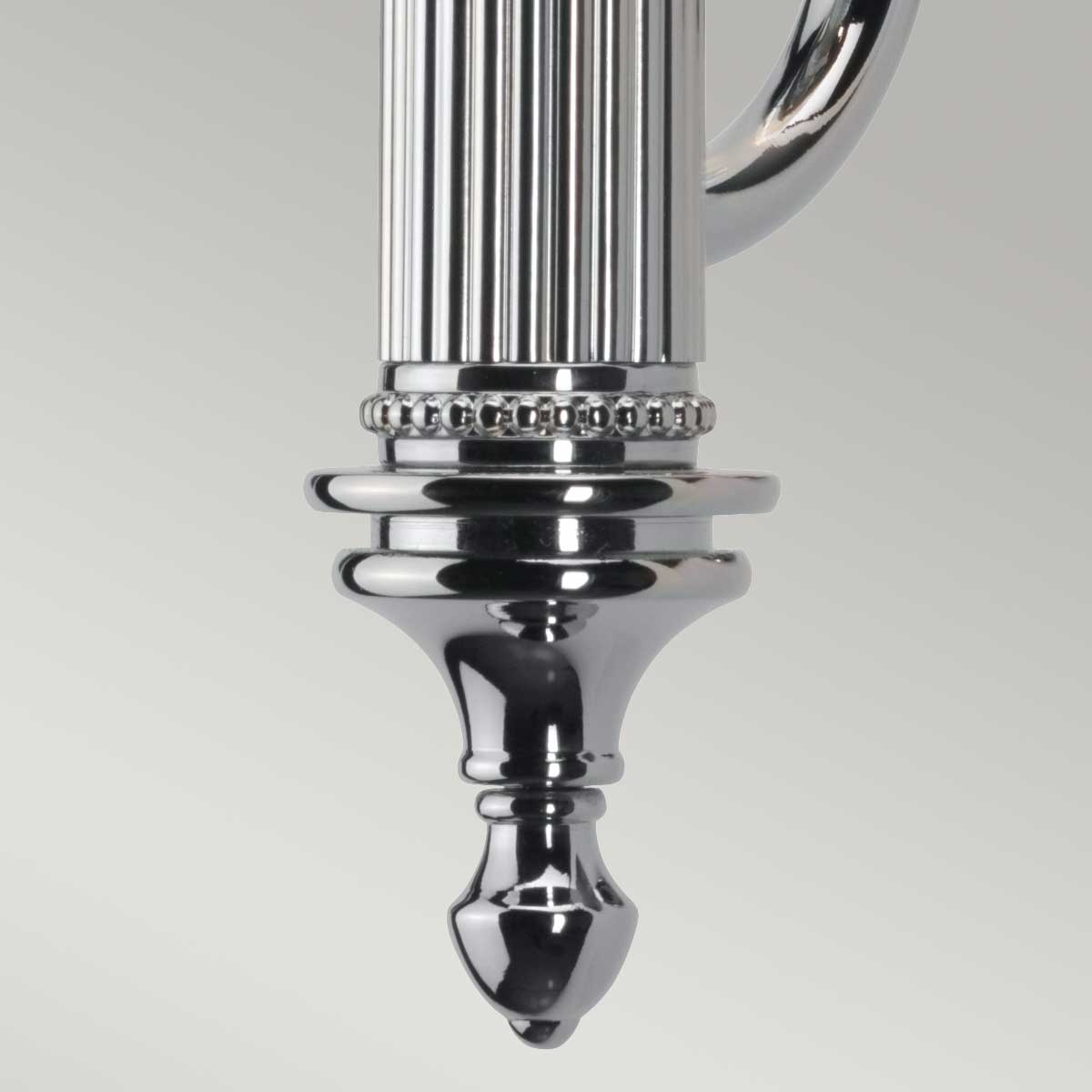 Thorncastle Bell Glass Wall Light Polished Chrome Thorncastle Bell Glass Wall Light Polished Chrome — detail view
