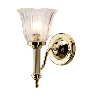 Thorncastle French Provincial Wall Light Polished Brass