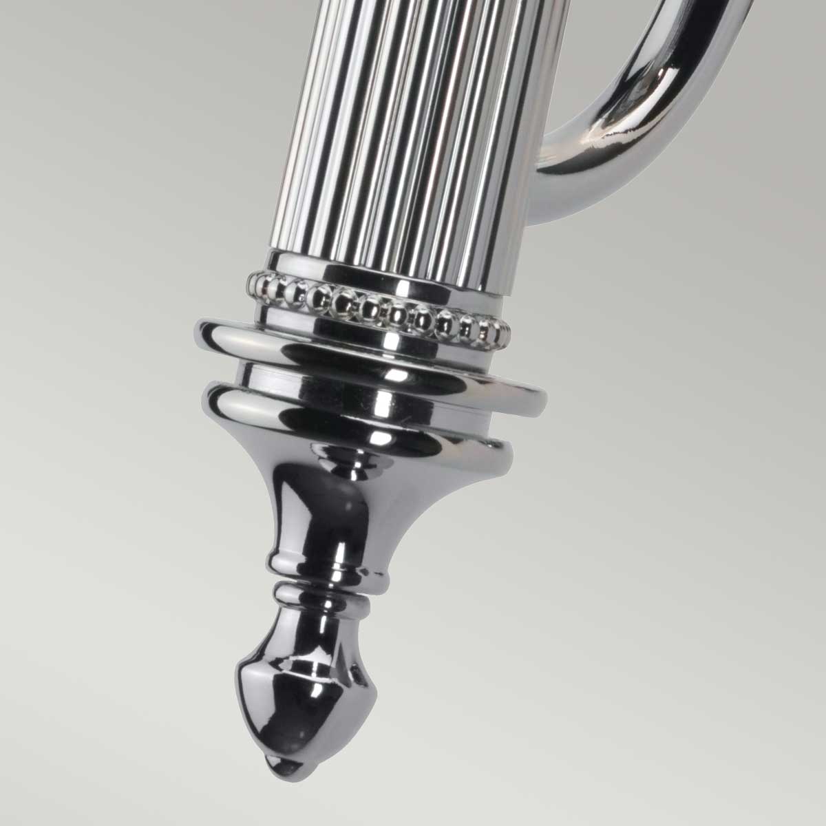 Thorncastle French Provincial Wall Light Polished Chrome Thorncastle French Provincial Wall Light Polished Chrome — detail view