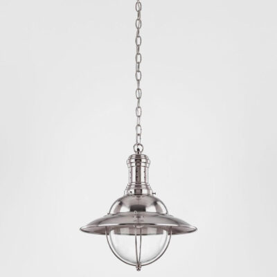Thorngate Victorian Station Ceiling Pendant Nickel