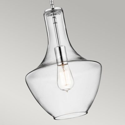 Thornleaf Hamptons Bell Pendant Chrome — detail view
