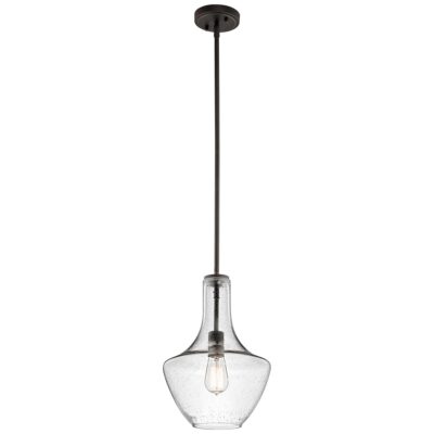 Thornleaf Hamptons Seeded Glass Pendant Bronze