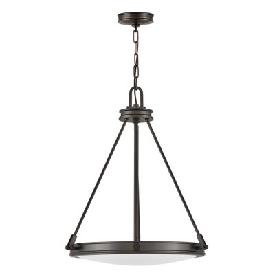 Thurloe Contemporary Cage Pendant Black Oxide