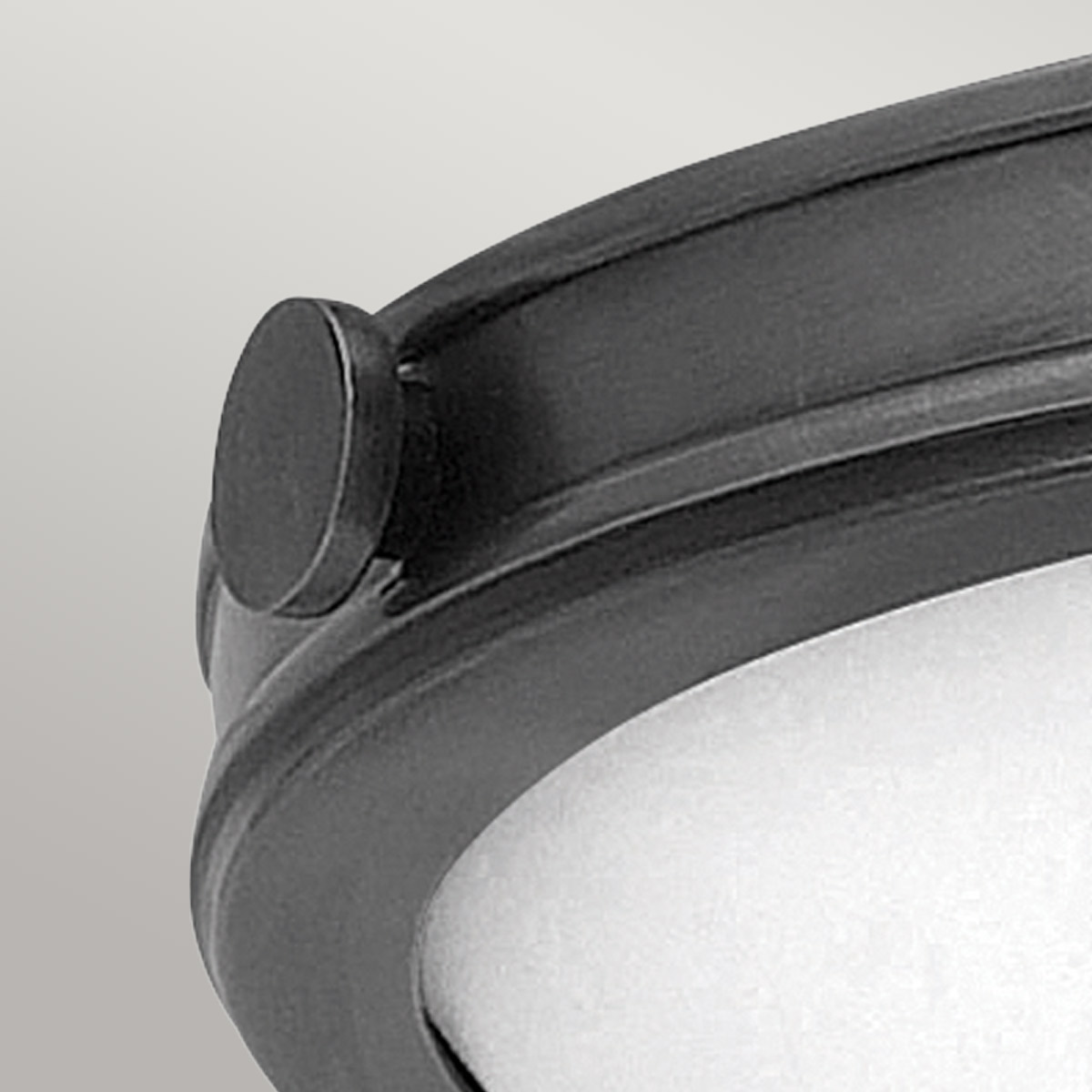 Thurloe Contemporary Ceiling Flush Black Oxide Thurloe Contemporary Ceiling Flush Black Oxide — detail view