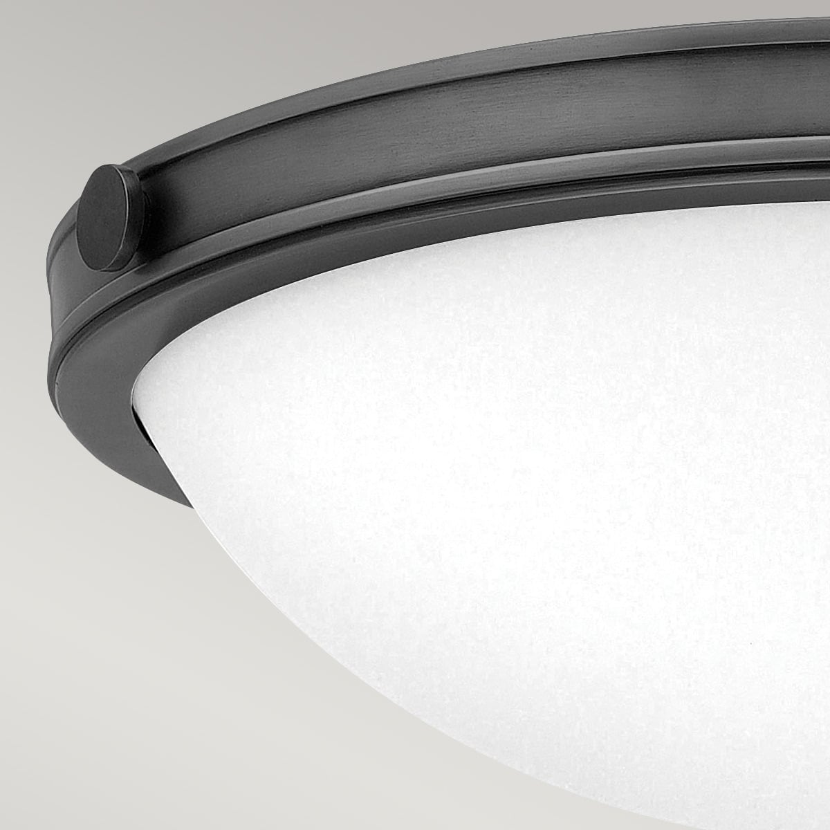 Thurloe Contemporary Ceiling Flush Black Oxide Thurloe Contemporary Ceiling Flush Black Oxide — detail view