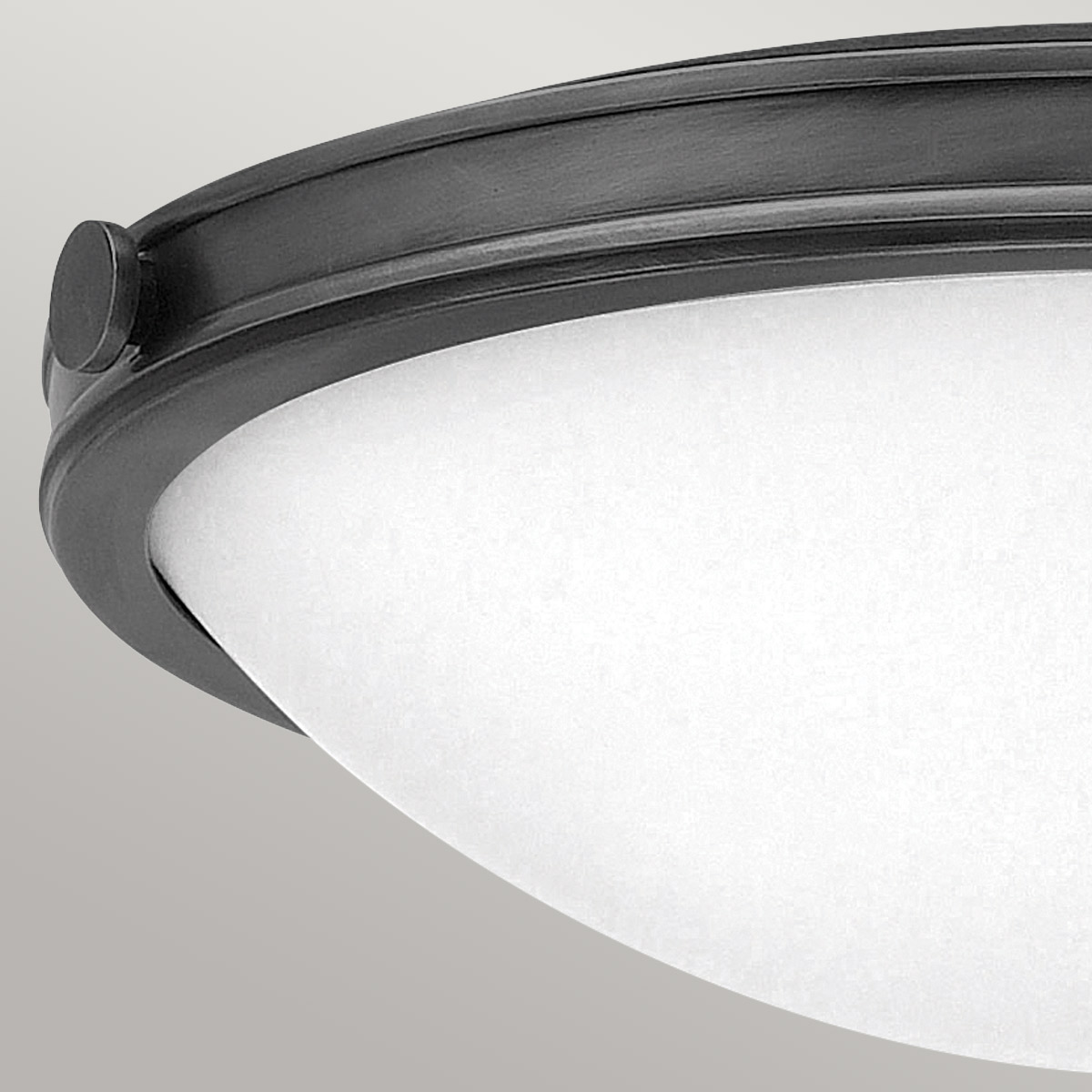 Thurloe Contemporary Ceiling Flush Black Oxide Thurloe Contemporary Ceiling Flush Black Oxide — detail view