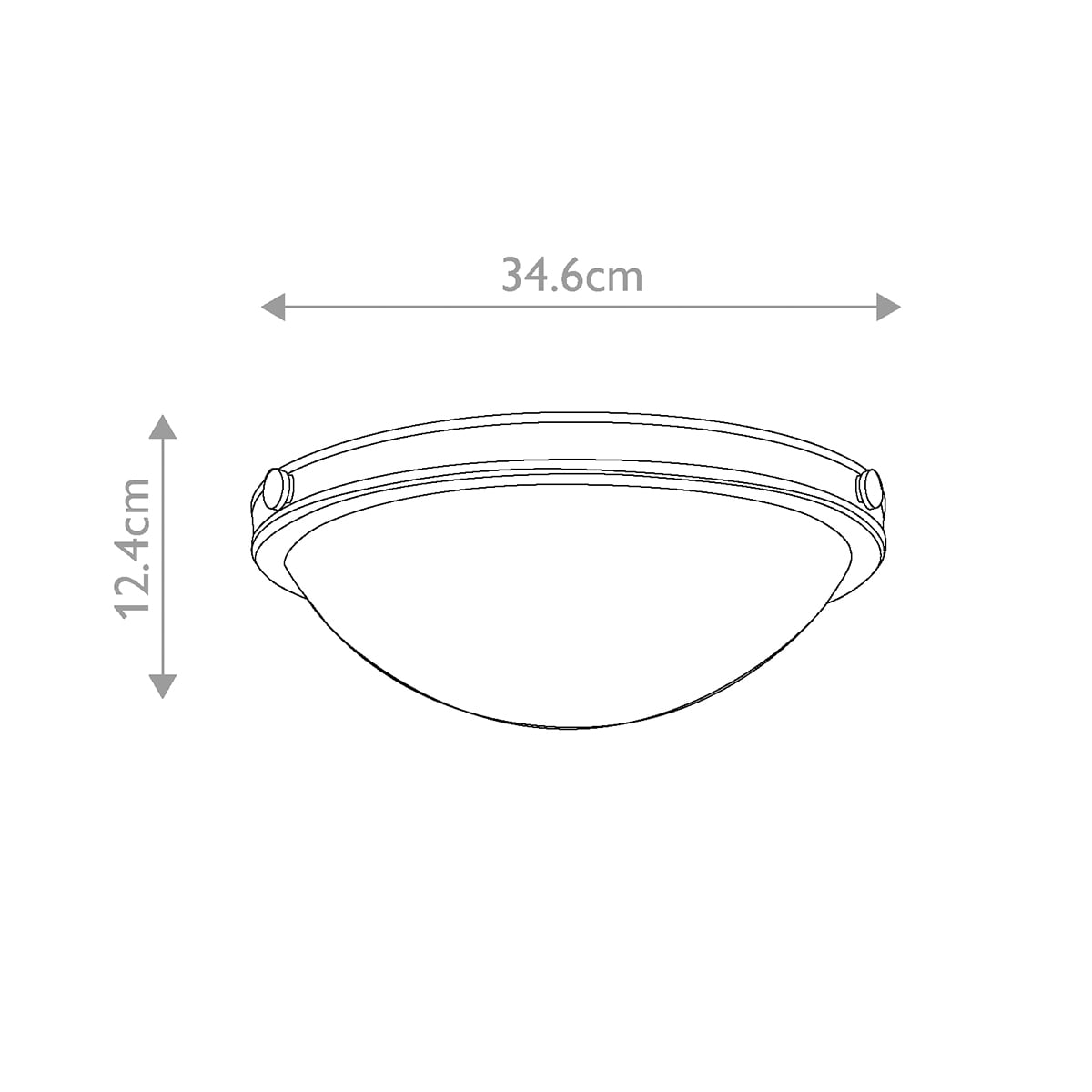 Thurloe Heritage Brass Ceiling Flush Thurloe Heritage Brass Ceiling Flush