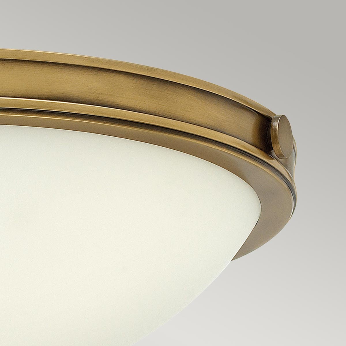 Thurloe Heritage Brass Ceiling Flush Thurloe Heritage Brass Ceiling Flush — detail view