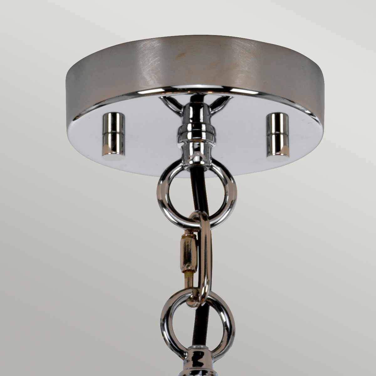 Tidewater Bay Crystal Drum Pendant Polished Nickel Tidewater Bay Crystal Drum Pendant Polished Nickel — detail view
