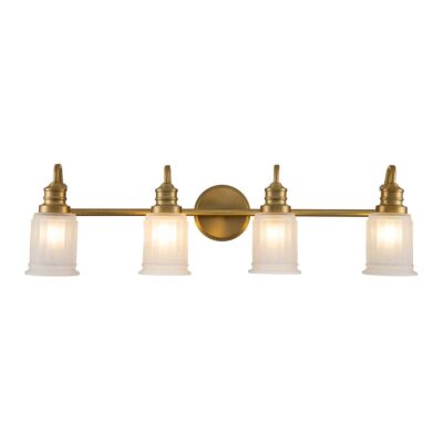 Tidewell Hamptons 4 Light Wall Light Brushed Brass