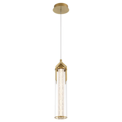 Toledo Blade Contemporary Pendant Brushed Gold