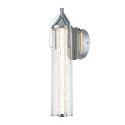 Toledo Blade Contemporary Wall Light Polished Chrome