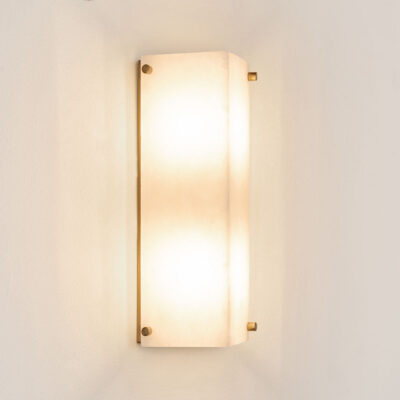 Torwick French Provincial Alabaster Wall Light