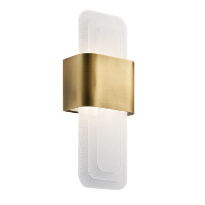 Tranquil Downs Contemporary Wall Light Natural Brass