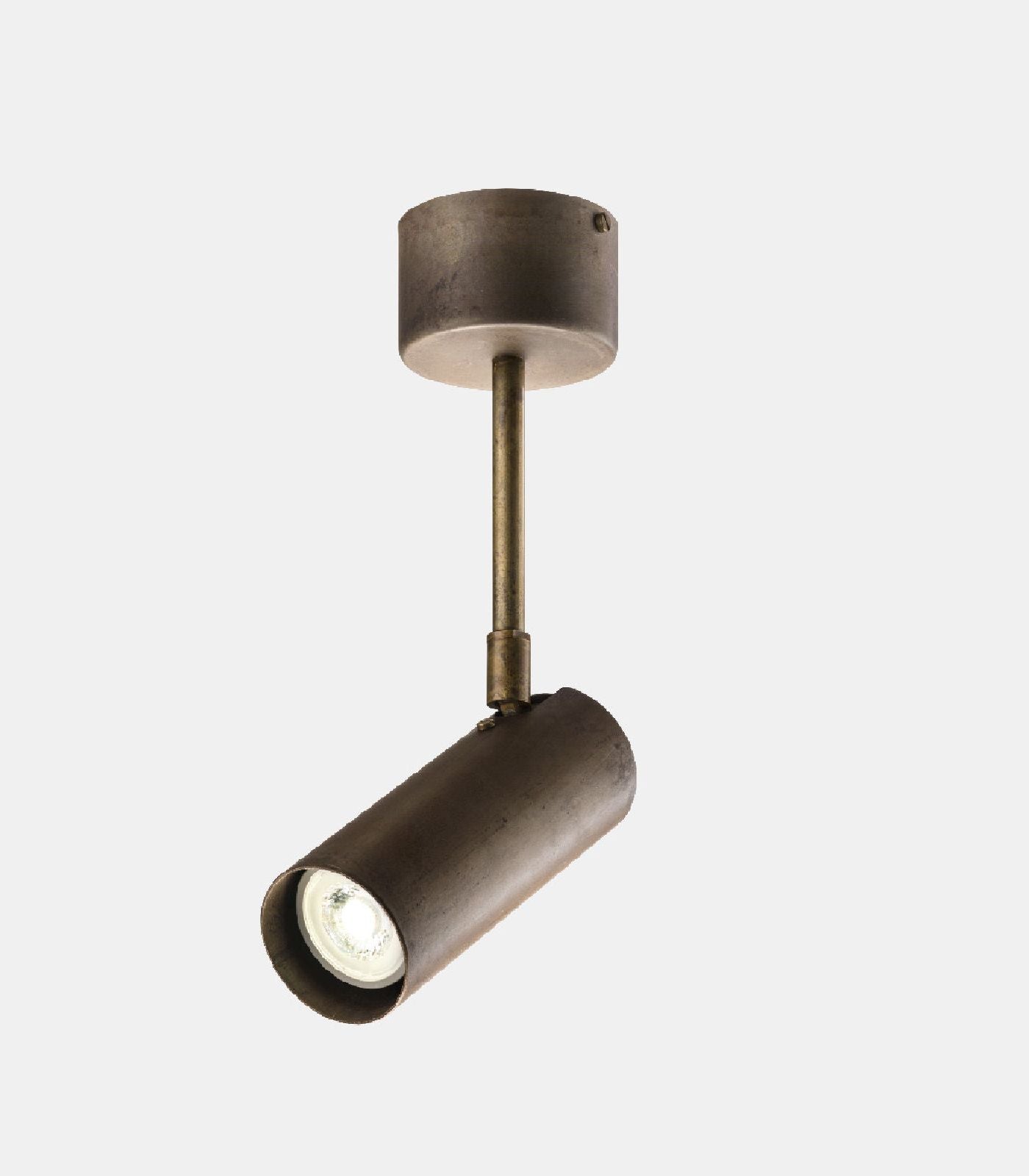 Udine Contemporary Spot Ceiling Light Natural Brass Udine Contemporary Spot Ceiling Light Natural Brass