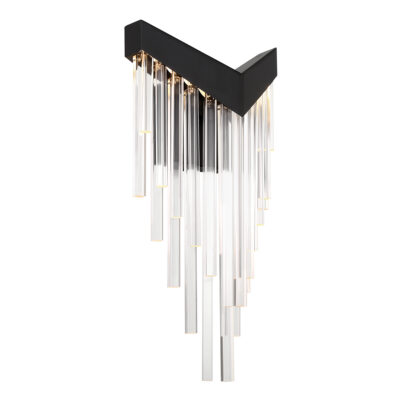 Ullswater Row Contemporary Wall Light Matte Black