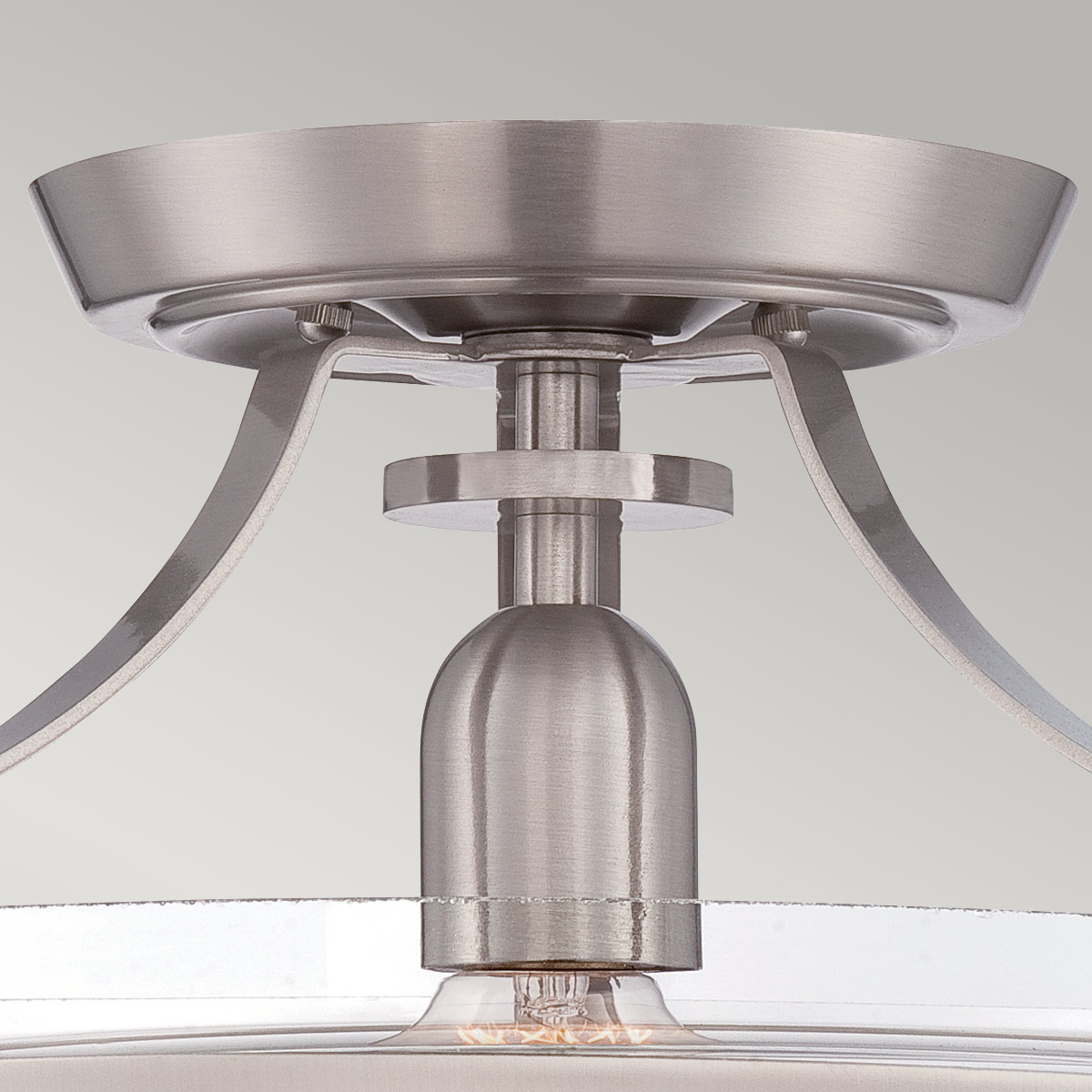 Union Terrace Hamptons Ceiling Semi-Flush Brushed Nickel Union Terrace Hamptons Ceiling Semi-Flush Brushed Nickel — detail view