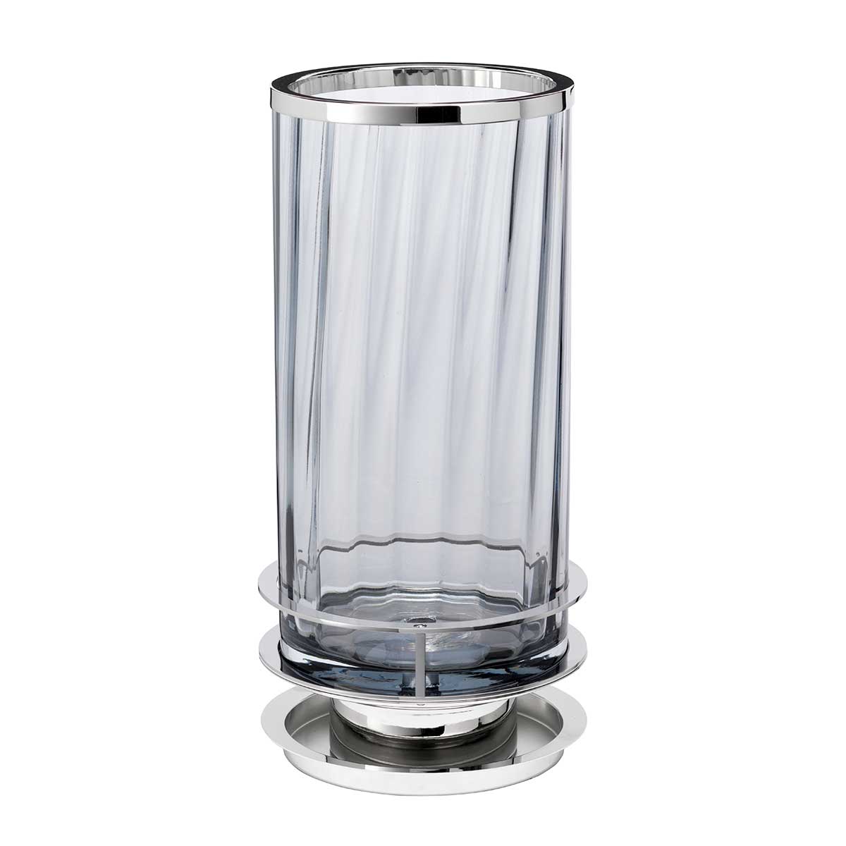 Valcourt Retro Modern Table Lamp Smoke Polished Nickel Valcourt Retro Modern Table Lamp Smoke Polished Nickel