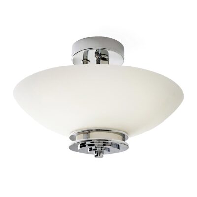 Van Dorne Heritage Ceiling Semi-Flush Polished Chrome