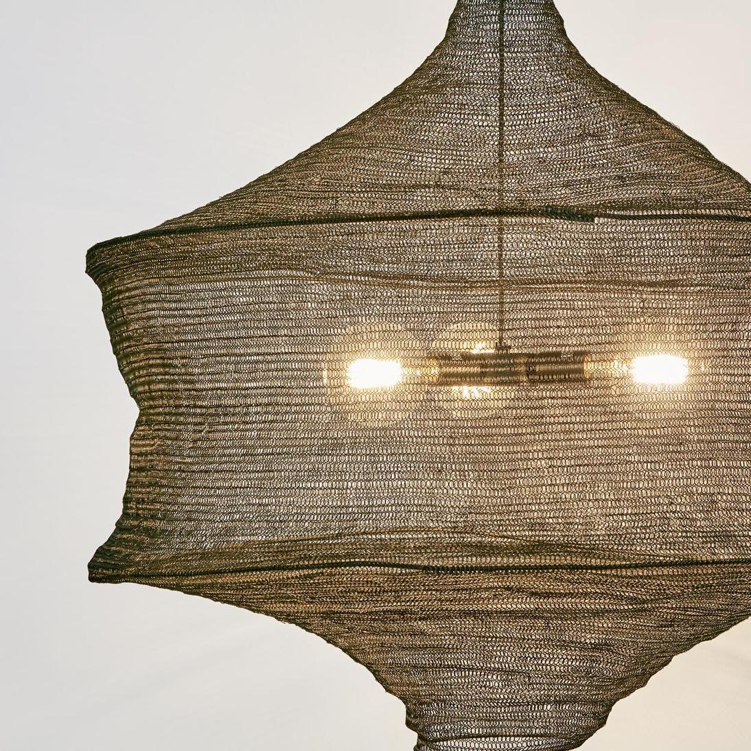 Vanderbilt Woven Wire Pendant Light Black