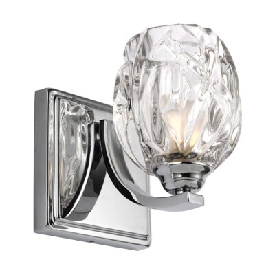 Vanmore Hamptons Wall Light Polished Chrome
