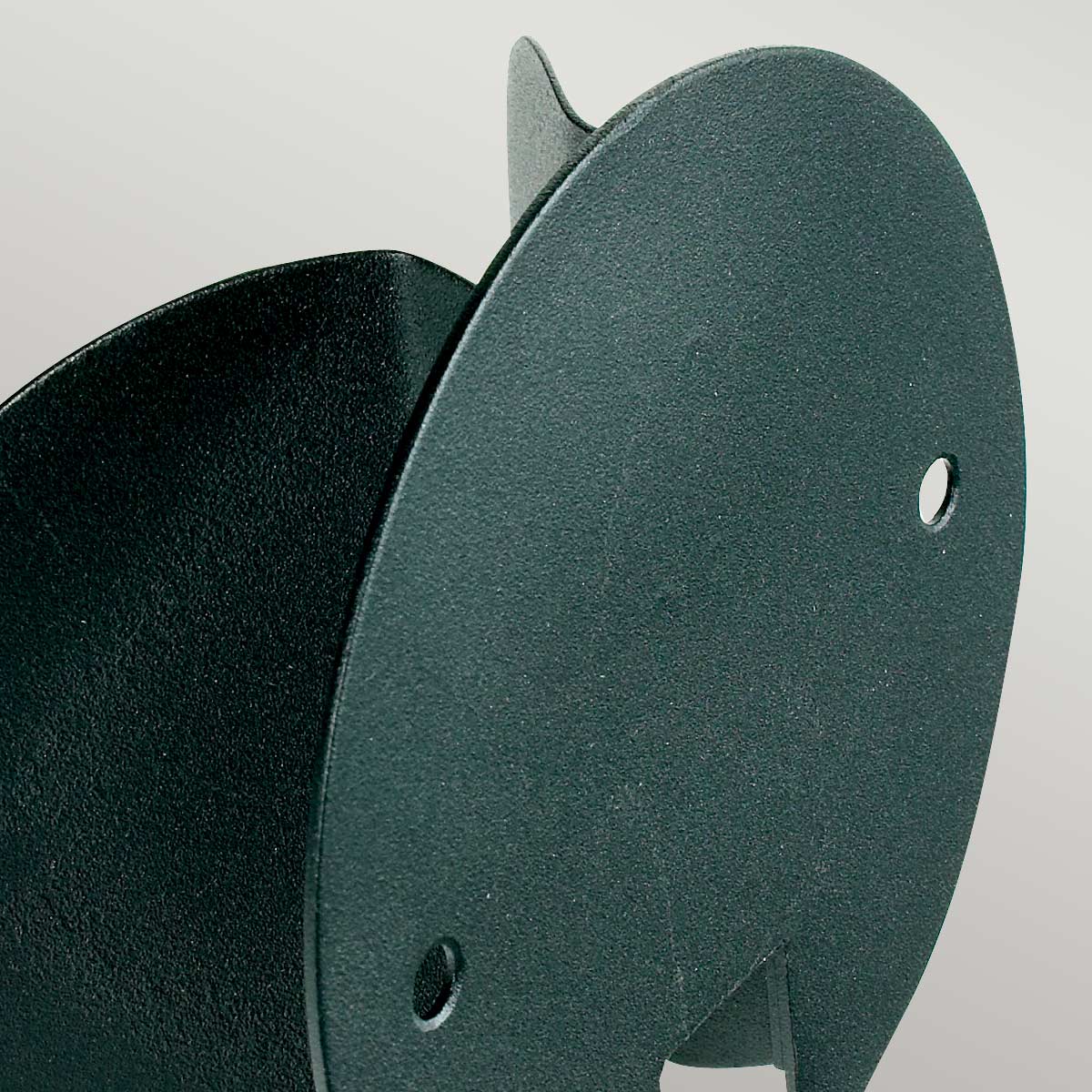Verecombe Gate Heritage Outdoor Corner Bracket Black — detail view