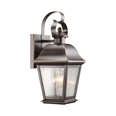 Verecombe Hamptons Outdoor Wall Lantern in Old Bronze