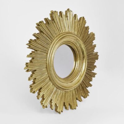 Verlaine French Provincial Gold Sunburst Mirror