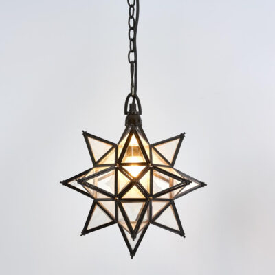 Vermont Heritage Star Ceiling Pendant Black