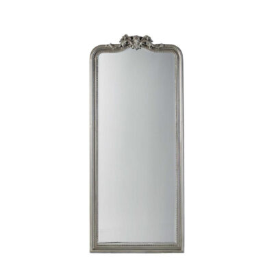 Verndale French Provincial Arched Leaner Mirror Silver