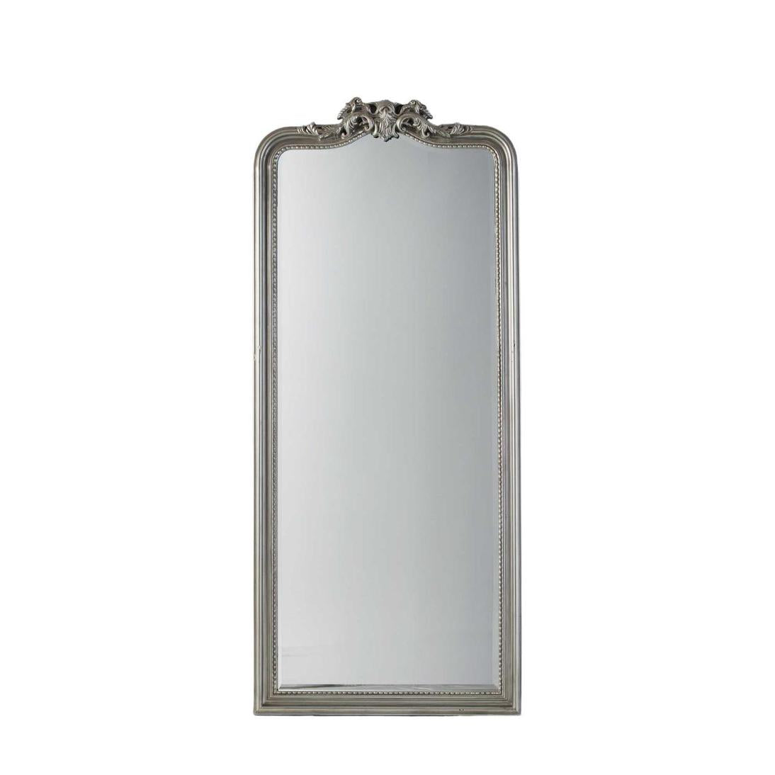 Verndale French Provincial Arched Leaner Mirror Silver
