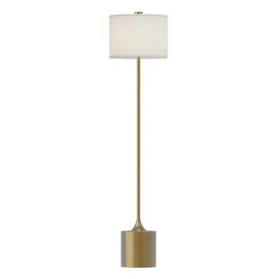 Verrell Hamptons Floor Lamp Brushed Gold