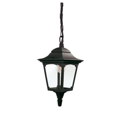 Vestry Cove Traditional Chain Lantern Black