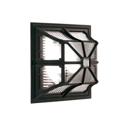 Vestryfield Traditional Outdoor Flush Lantern Black