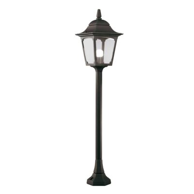 Vestryfield Traditional Outdoor Pillar Lantern Black