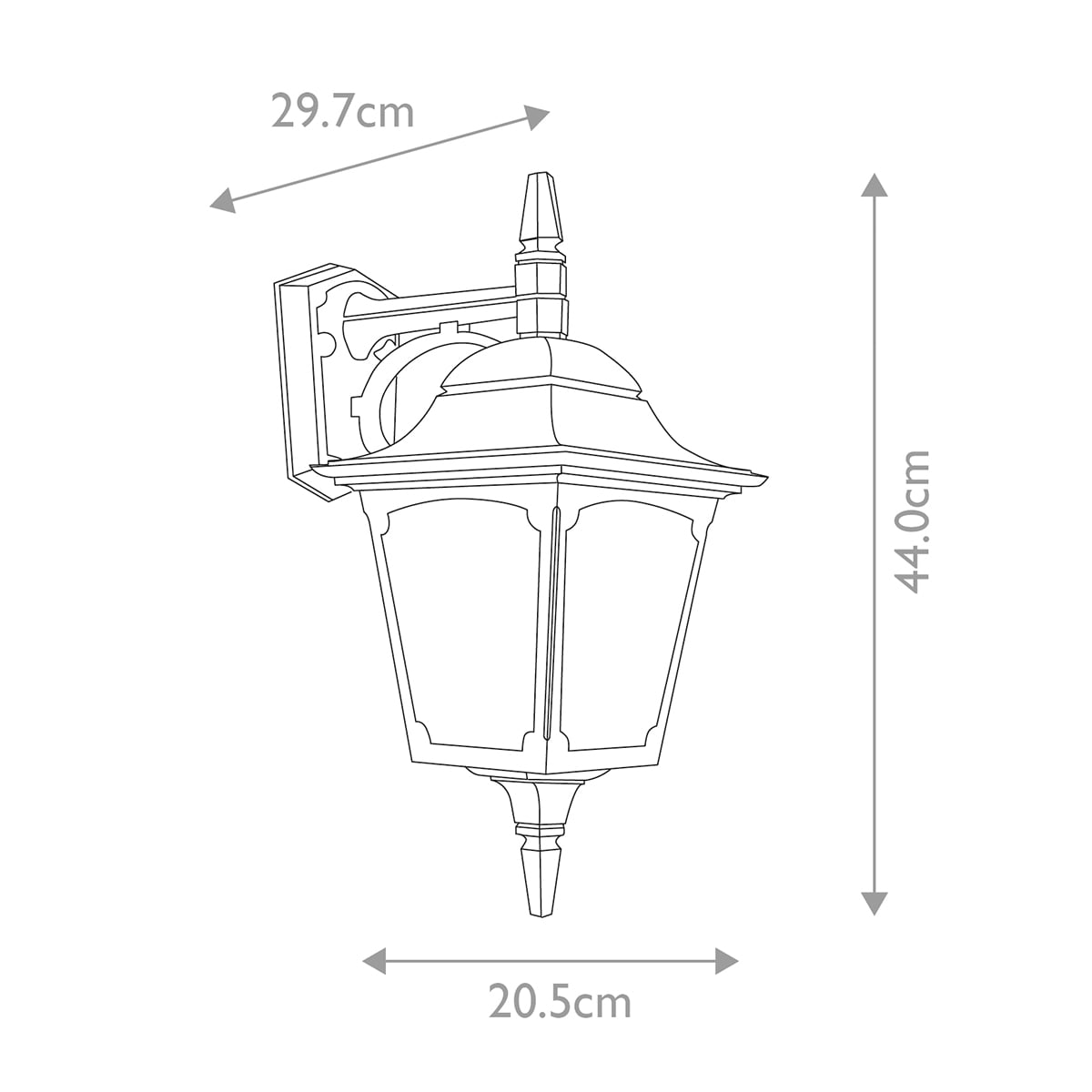 Vestryfield Traditional Outdoor Wall Lantern Black Vestryfield Traditional Outdoor Wall Lantern Black