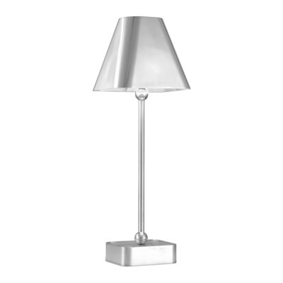 Wanderleigh Contemporary Cordless Table Lamp Polished Nickel