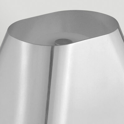 Wanderleigh Contemporary Cordless Table Lamp Polished Nickel — detail view