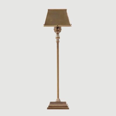 Warminster French Provincial Stick Table Lamp Antique Brass