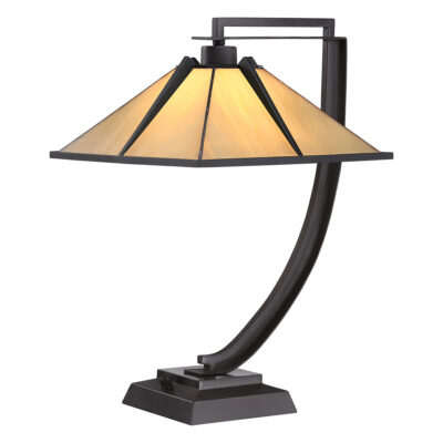 Westerham Table Lamp Tiffany Style Bronze