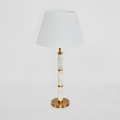 Westleigh French Provincial Table Lamp Base White Marble