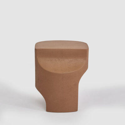 Wexbourne Sculptural Outdoor Side Table Clay
