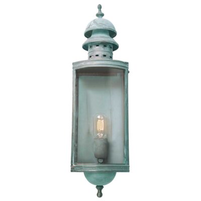 Wexbury Street Traditional Outdoor Wall Lantern Verdigris